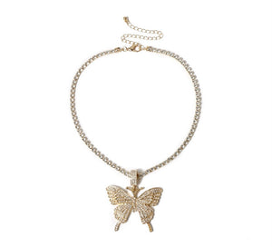 Women's "ButterFLY" pendant necklace