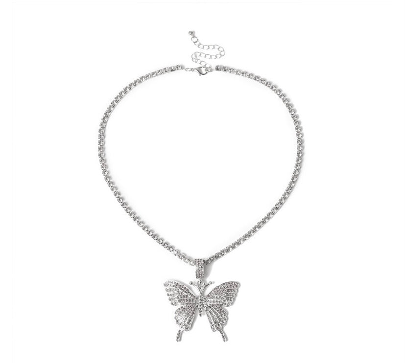 Women's "ButterFLY" pendant necklace