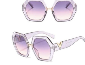 Women's "Hexagon" Sunglasses