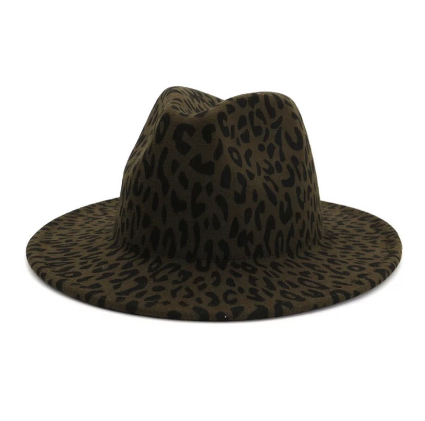 Unisex “Cheetah” Print Fedora