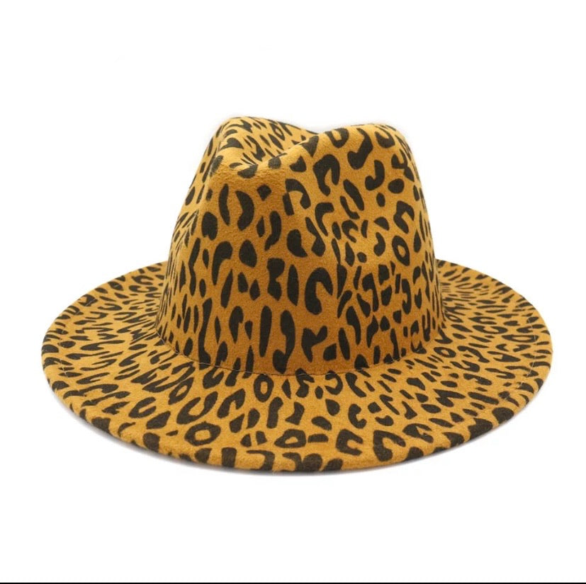 Unisex “Cheetah” Print Fedora