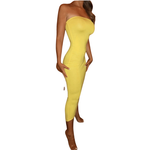 "Maximized" Dress- Yellow