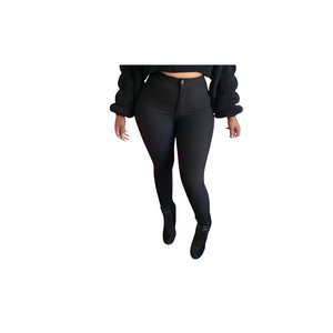 "Time Out" High Waisted Jeggings (Black)